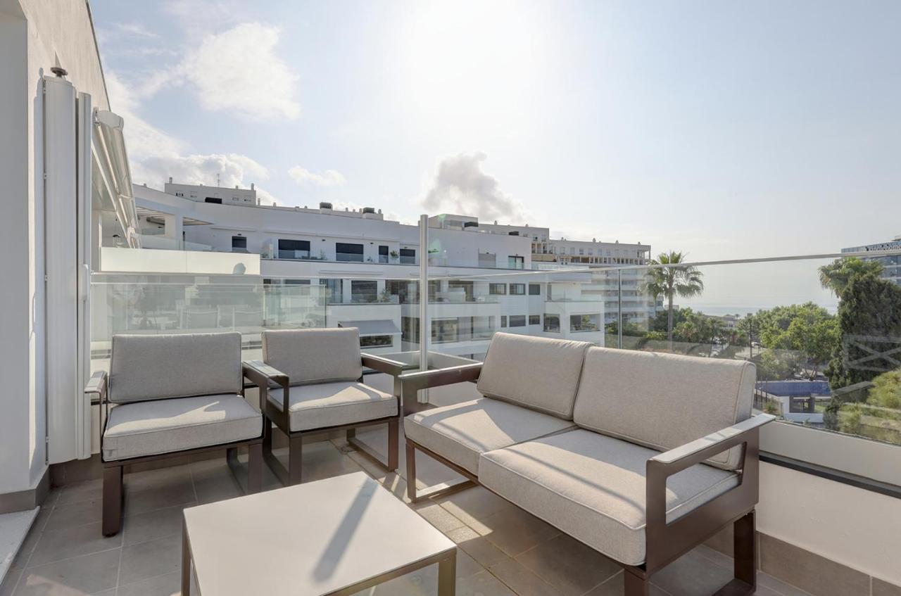 Brand New Apartment With Pool And Sea View In Μαρμπέλλα Εξωτερικό φωτογραφία
