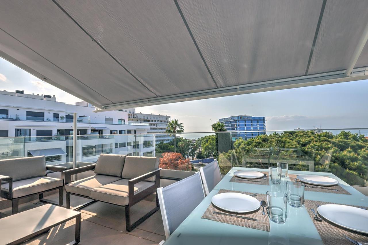 Brand New Apartment With Pool And Sea View In Μαρμπέλλα Εξωτερικό φωτογραφία