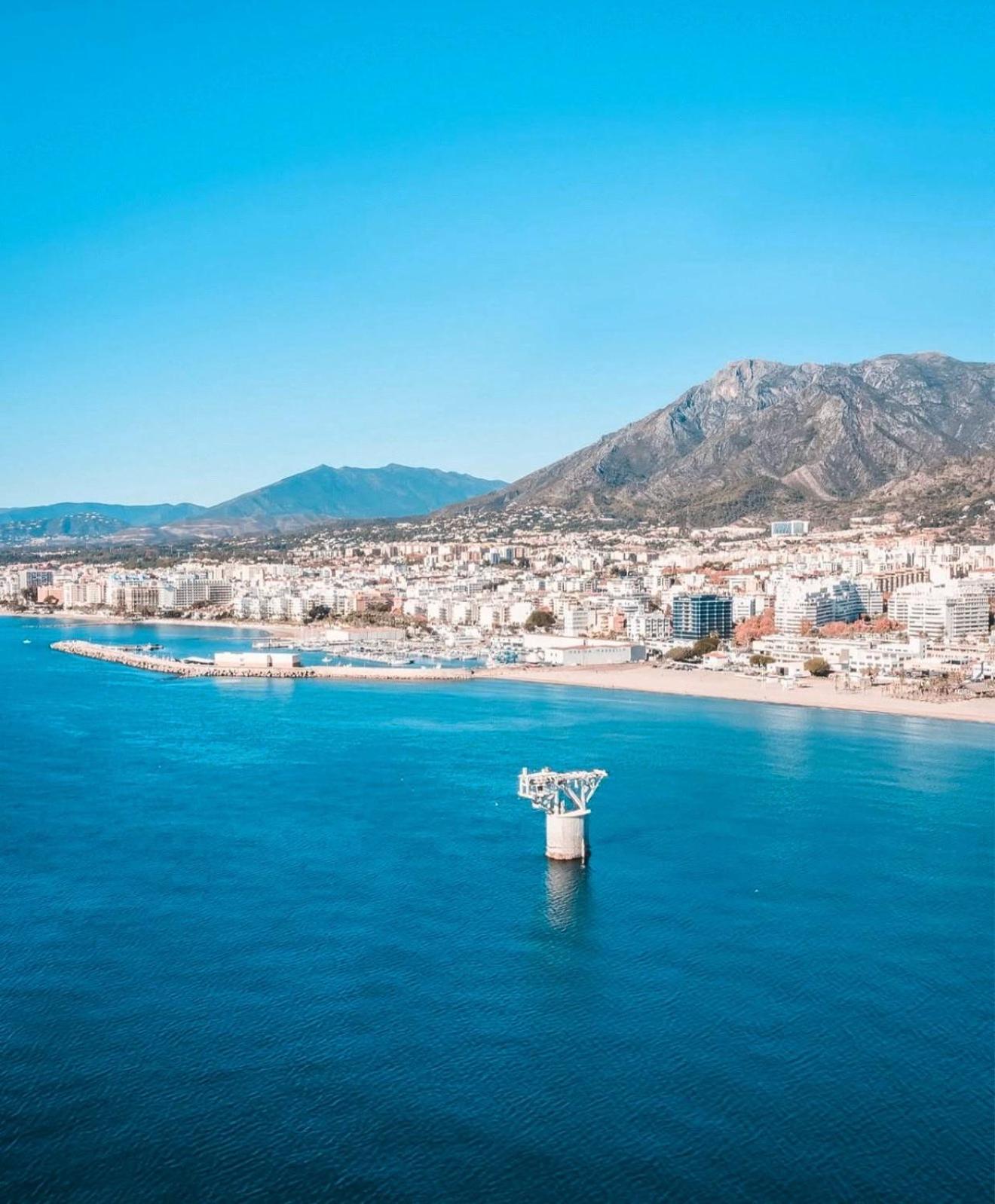 Brand New Apartment With Pool And Sea View In Μαρμπέλλα Εξωτερικό φωτογραφία